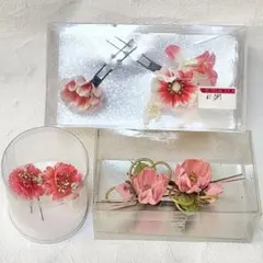 かんざし 髪飾り 髪留め 花 ヘアアクセサリー 浴衣 式 和装 七五三