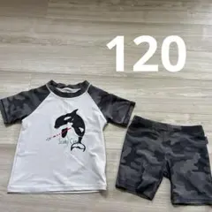 SCAMP CAMP キッズ 水着 120cm カモフラ柄