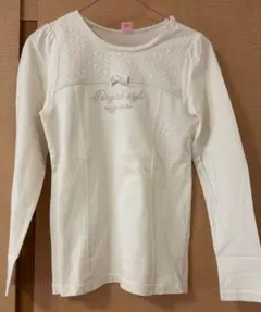 メゾピアノジュニア 長袖Tシャツ　アイボリー　160cm