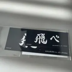 【新品未開封】ハイキュー!! ダイカットステッカー　烏野　横断幕