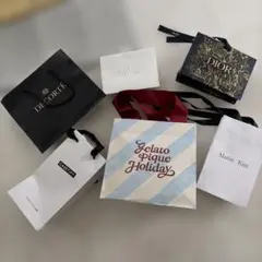 ショップ袋セット（DECORTE, Dior, Gelato Pique など