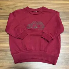 petit main 車刺繍 トレーナー 90㎝