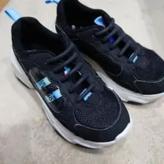 美品　値下げ　Ni-mo　ムーンスター ブラック スニーカー 19cm