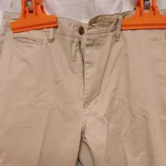 中古ユニクロチノパンツW88L76ベージュ