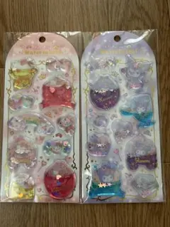 ハローキティ クロミ　ウォーターインシール　サンリオ　2枚セット