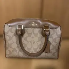 coach ハンドバッグ　ブラウン