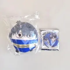銀魂 吉原大炎上 志村新八 ふわコロりん 缶バッジ セット