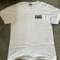 STUSSY CDG コラボ Tシャツ Lサイズ ホワイト
