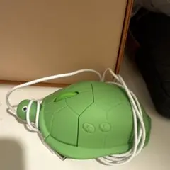 カメ　PCマウス 緑