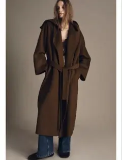 週末限定価格！ZARA ウールベルト付きロングコート