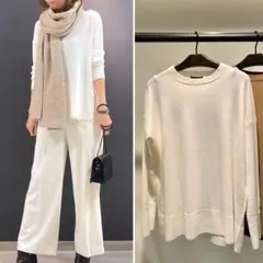 Theory 定価2.9万 ウォッシャブルニット SILKY WOOL BOXY