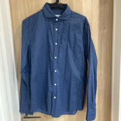 FRESH STREET 長袖シャツ 青系チェック