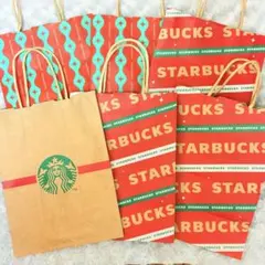 スターバックス 紙袋 クリスマス 6枚セット