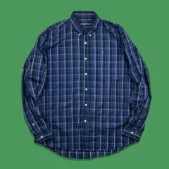 90s Ralph Lauren ラルフローレン ボタンダウンチェックシャツ