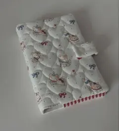 バインダーカバー 韓国 犬 猫 ストライプ A6