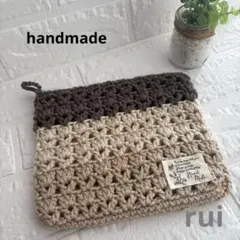 北欧 鍋敷き ポットマット 鍋つかみ 小物入れ ループ付き インテリアマット