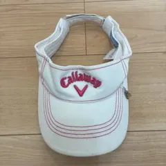 Callaway ホワイト バイザー フリーサイズ