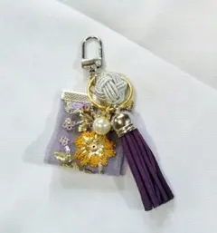 【お守り】インド刺繍×和 チャーム
