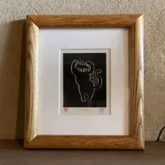 おさのなおこ 「絵日記」 手摺り木版画 サイン入 ナンバー入 26.4.5-1