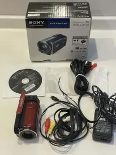 SONY HANDYCAM HDR-CX590V 大容量バッテリーおまけ - メルカリ