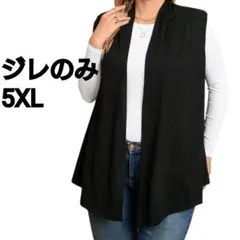 値下げ　大きいサイズ　ジレ　ベスト　羽織り　レイヤード