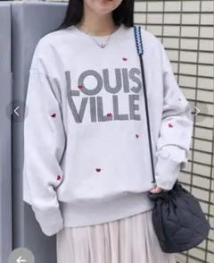 新品タグ付★フリークスストア　ハート刺繍　ビッグスウェット　フリーサイズ