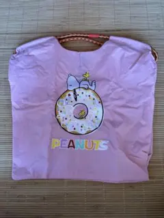 PEANUTS スヌーピー ボールアンドチェーン エコバッグ ピンク Mサイズ