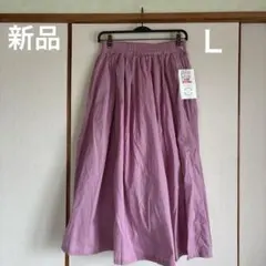 【新品】SEASON REASON タックギャザー　淡赤　Ｌ　綿100%のサムネイル