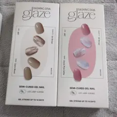 DASHING DIVA glaze セミキュアジェルネイル 2色セット