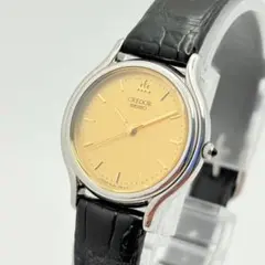 【新品電池】美品 SEIKO クレドール レディース 腕時計 シルバー ラウンドのサムネイル