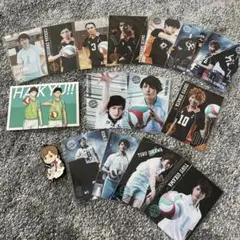 値下げ！ハイキュー!! キャラクターカードセット　キーホルダー&アクスタ