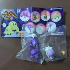 ポケモン カプセルトイ ゴースト系キャラクター　ヤミラミ　フワンテ