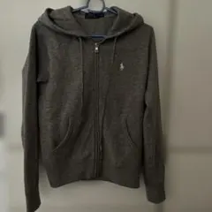 Polo Ralph Lauren グレー ジップアップパーカー S