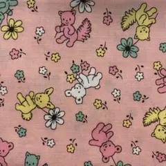 レア 希少 USAコットン 30's復刻ROBERT KAUFMANアニマル柄