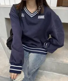 アソート裏起毛スウェット(ゲームシャツ/袖ライン)