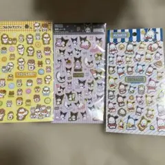 コロコロクリリン & POCHACCO&クロミシール　3シートセット