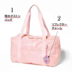 sweet 4月号 Coleman 撥水ボストンバッグ＆リフレクターチャーム