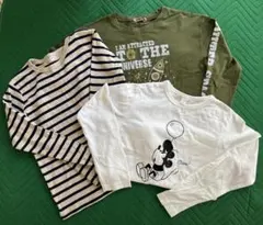 キッズ長袖Tシャツ3点セット（130cm）