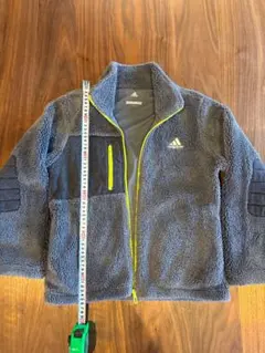 adidas フリースジャケット 140cm グレー
