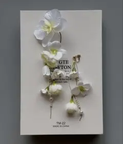 SASSY フラワーイヤリング +イヤーカフ