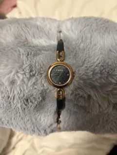 FURLA ゴールド ブラック 腕時計