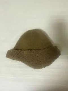 【値下げしました】古着感あるブラウン ニット帽・ビーニー