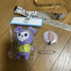 twice サナ缶バッチ サブリーぬいぐるみチャーム