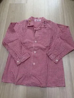 mikiHOUSE 長袖シャツ ギンガムチェック 110cm
