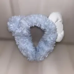 サンリオ 水色　ハロー キティーファーカチューシャ