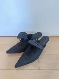 【早い者勝ち！】展示品YELLO スニーカー　パンプス　ブラック 早い者勝ち！】展示品YELLO スニーカー パンプス ブラック