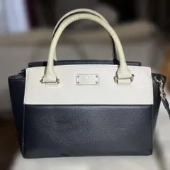 Kate spade ケイトスペード バイカラー ショルダーバック 白×黒