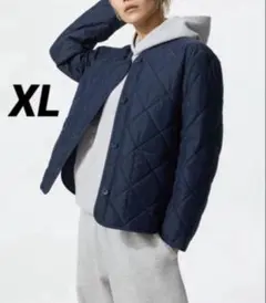 新品　ユニクロ　パフテックノーカラージャケット　XL