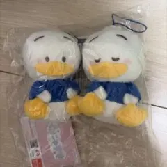 ラウンドワン むにゃすや マスコット あひるのペックル 2点