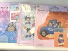 一番くじ ドラゴンボール I賞 ジッパーバッグ＆ステッカー 3種セット